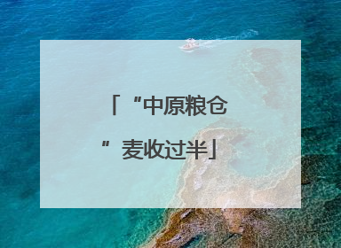 “中原粮仓”麦收过半
