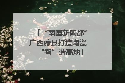 “南国新陶都”广西藤县打造陶瓷“智”造高地