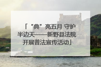 “典”亮五月 守护半边天——新野县法院开展普法宣传活动