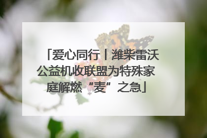 爱心同行丨潍柴雷沃公益机收联盟为特殊家庭解燃“麦”之急