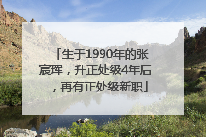 生于1990年的张宸珲，升正处级4年后，再有正处级新职