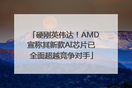 硬刚英伟达！AMD宣称其新款AI芯片已全面超越竞争对手