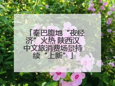 秦巴腹地“夜经济”火热 陕西汉中文旅消费场景持续“上新”