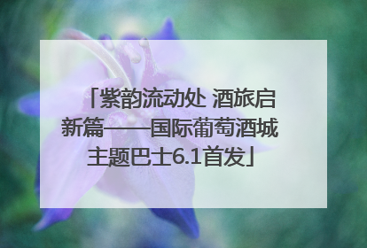 紫韵流动处 酒旅启新篇——国际葡萄酒城主题巴士6.1首发