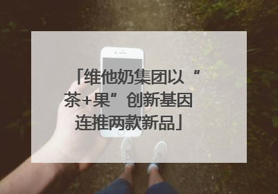 维他奶集团以“茶+果”创新基因连推两款新品