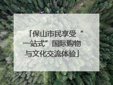 保山市民享受“一站式”国际购物与文化交流体验