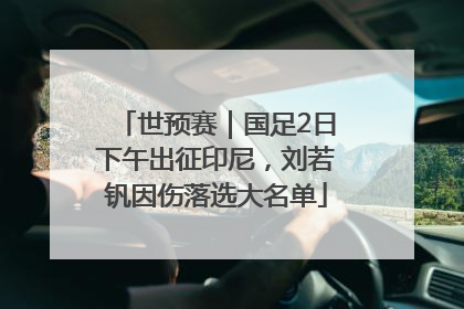 世预赛｜国足2日下午出征印尼，刘若钒因伤落选大名单