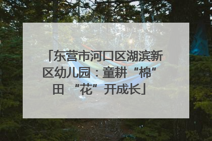 东营市河口区湖滨新区幼儿园：童耕“棉”田 “花”开成长