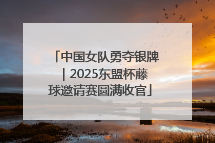 中国女队勇夺银牌｜2025东盟杯藤球邀请赛圆满收官