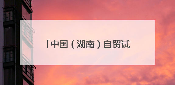 中国（湖南）自贸试验区对非合作创新成果发布 长沙片区对非贸易年均增长141%