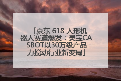 京东 618 人形机器人赛道爆发：灵宝CASBOT以30万级产品力搅动行业新变局