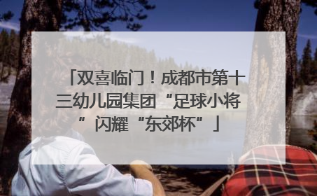 双喜临门！成都市第十三幼儿园集团“足球小将”闪耀“东郊杯”
