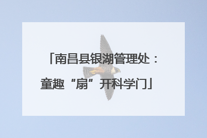 南昌县银湖管理处：童趣“扇”开科学门