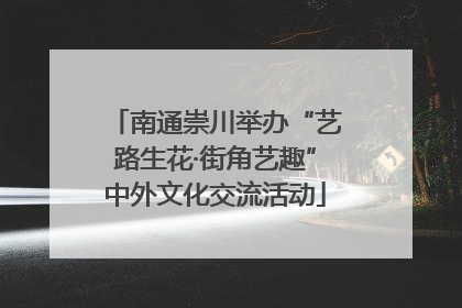 南通崇川举办“艺路生花·街角艺趣”中外文化交流活动