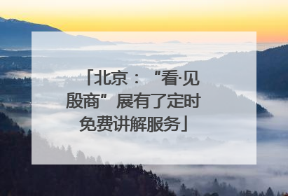 北京：“看·见殷商”展有了定时免费讲解服务