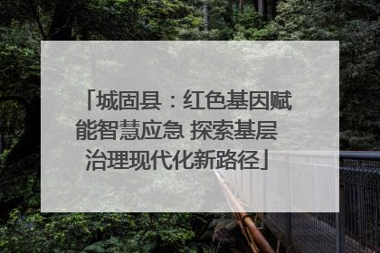 城固县：红色基因赋能智慧应急 探索基层治理现代化新路径