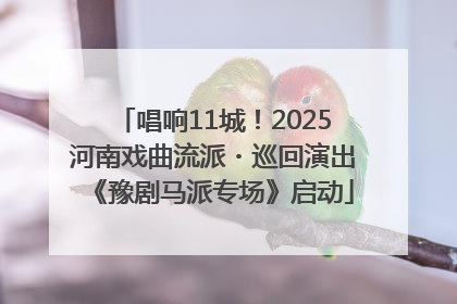 唱响11城！2025河南戏曲流派・巡回演出《豫剧马派专场》启动