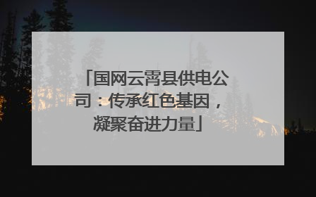 国网云霄县供电公司：传承红色基因，凝聚奋进力量