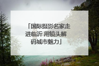 国际摄影名家走进临沂 用镜头解码城市魅力