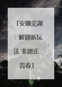 安徽芜湖：解锁新玩法 非遗正青春