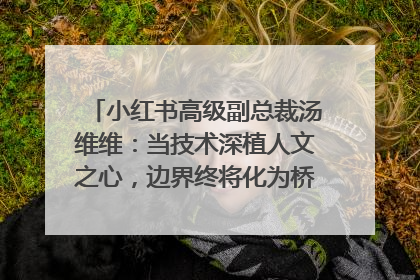 小红书高级副总裁汤维维：当技术深植人文之心，边界终将化为桥梁｜聚焦2025文化强国建设高峰论坛