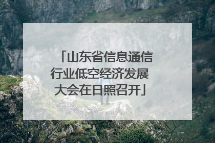 山东省信息通信行业低空经济发展大会在日照召开