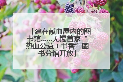 建在献血屋内的图书馆……无锡首家“热血公益＋书香”图书分馆开放