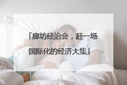 廊坊经洽会，赶一场国际化的经济大集
