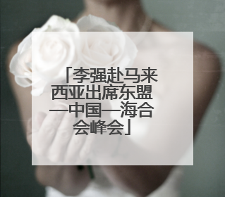 李强赴马来西亚出席东盟—中国—海合会峰会