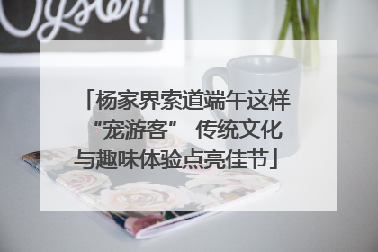 杨家界索道端午这样“宠游客” 传统文化与趣味体验点亮佳节