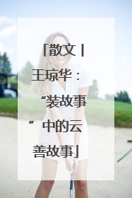 散文丨王琼华：“装故事”中的云善故事