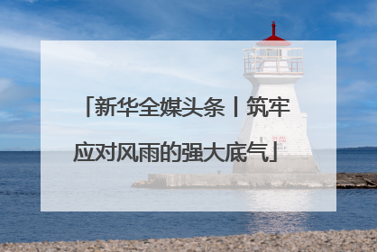 新华全媒头条丨筑牢应对风雨的强大底气