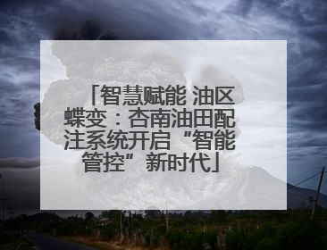 智慧赋能 油区蝶变：杏南油田配注系统开启“智能管控”新时代