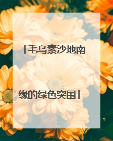 毛乌素沙地南缘的绿色突围