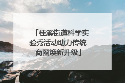 桂溪街道科学实验秀活动助力传统商圈焕新升级