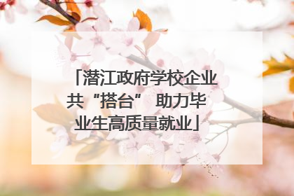潜江政府学校企业共“搭台” 助力毕业生高质量就业