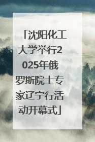 沈阳化工大学举行2025年俄罗斯院士专家辽宁行活动开幕式