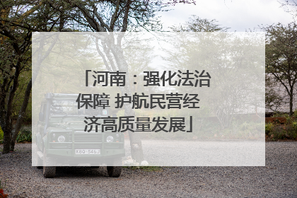 河南：强化法治保障 护航民营经济高质量发展