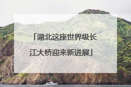 湖北这座世界级长江大桥迎来新进展