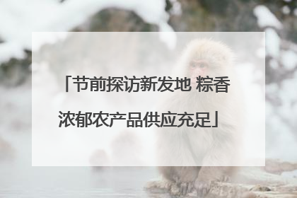 节前探访新发地 粽香浓郁农产品供应充足