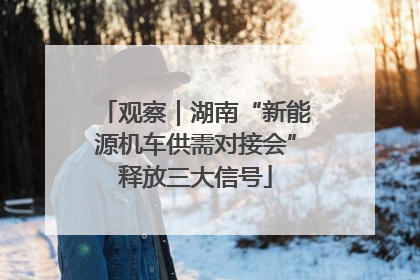 观察｜湖南“新能源机车供需对接会”释放三大信号