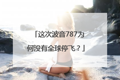 这次波音787为何没有全球停飞？