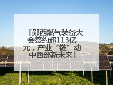 郧西燃气装备大会签约超113亿元，产业“链”动中西部新未来