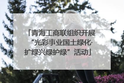 青海工商联组织开展“光彩事业国土绿化·扩绿兴绿护绿”活动