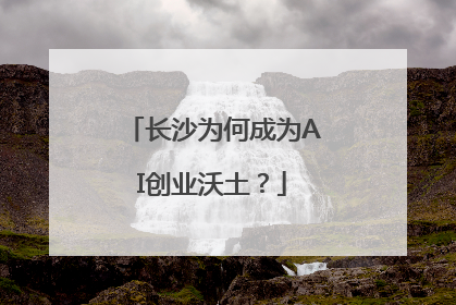 长沙为何成为AI创业沃土？