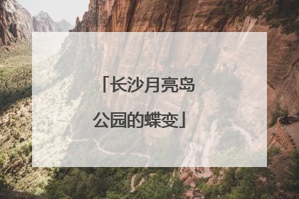 长沙月亮岛公园的蝶变