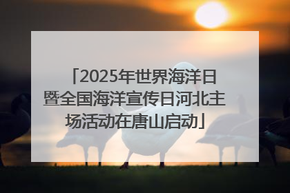 2025年世界海洋日暨全国海洋宣传日河北主场活动在唐山启动