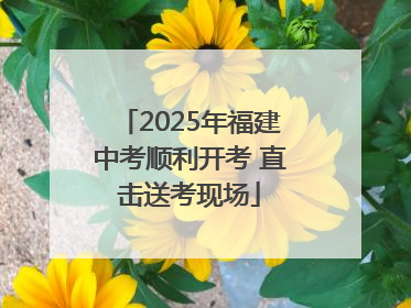 2025年福建中考顺利开考 直击送考现场