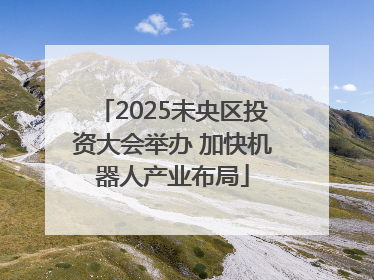 2025未央区投资大会举办 加快机器人产业布局