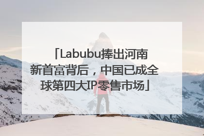 Labubu捧出河南新首富背后，中国已成全球第四大IP零售市场
